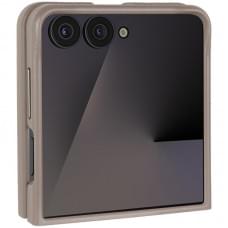 Кожаный чехол Leather Case (AAA) для Samsung Galaxy Z Flip6