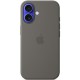 Чохол Silicone case (AAA) with Magsafe and Animation для Apple iPhone 16 (6.1") Stone Grey