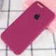 Чохол Silicone Case Full Protective (AA) для Apple iPhone 6/6s (4.7") Бордовий / Maroon