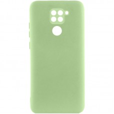 Чохол Silicone Cover Lakshmi Full Camera (A) для Xiaomi Redmi Note 9 / Redmi 10X Зелений / Pistachio