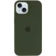Чохол Silicone Case Full Protective (AA) with MagSafe для Apple iPhone 15 Plus (6.7") Зелений / Cyprus Green