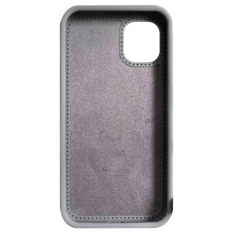 Чохол Silicone Case Full Protective with Ring для Apple iPhone 15 Pro (6.1") Grey