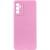 Чохол TPU GETMAN Liquid Silk Full Camera для Samsung Galaxy A55 Рожевий / Pink