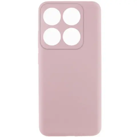 Чохол Silicone Cover Lakshmi Full Camera (AAA) для Xiaomi 15T Рожевий / Pink Sand