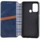 Шкіряний чохол книжка GETMAN Cubic (PU) для ZTE Blade A52 Синій