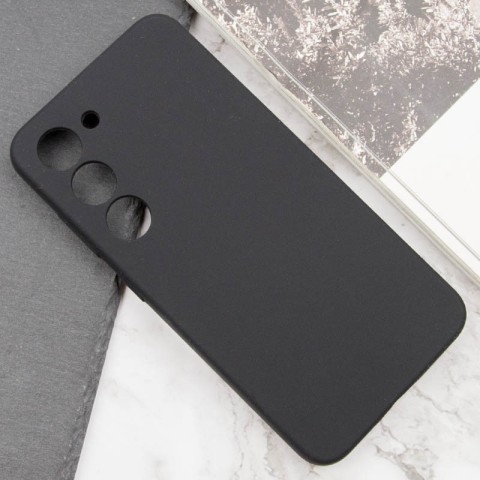 Чохол Silicone Cover Lakshmi Full Camera (AAA) для Samsung Galaxy S22 Чорний / Black