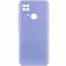 Чохол Silicone Cover Lakshmi Full Camera (AAA) для Xiaomi Redmi 10C Бузковий / Dasheen