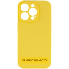 Чохол Silicone Case Full Camera Protective (AA) NO LOGO для Apple iPhone 17 Pro (6.3") Жовтий / Yellow