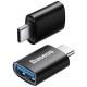 Перехідник Baseus Ingenuity Series Mini Type-C to USB 3.1 (ZJJQ000001) Black Перехідник Baseus Ingenuity Series Mini Type-C to USB 3.1 (ZJJQ000001) Black