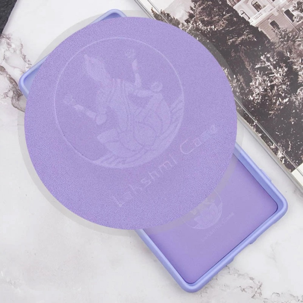 Чохол Silicone Cover Lakshmi Full Camera (AA) with logo для Google Pixel 7 Бузковий / Dasheen