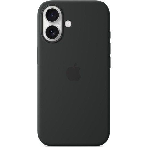 Чохол Silicone case (AAA) with Magsafe and Animation для Apple iPhone 16 Plus (6.7") Black