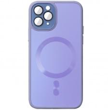 Чехол TPU+Glass Sapphire Midnight with MagSafe для Apple iPhone 13 Pro (6.1")