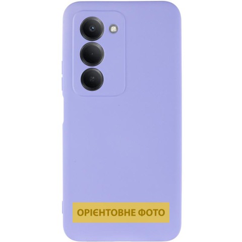 Чохол TPU GETMAN Liquid Silk Full Camera для Xiaomi Redmi 15 (Global) Бузковий / Light purple