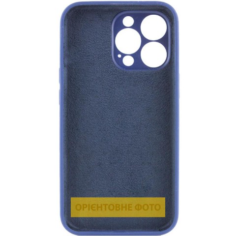 Чохол Silicone Case Full Camera Protective (AA) NO LOGO для Apple iPhone 17 Air (6.5") Синій / Deep navy