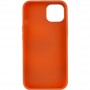 TPU чохол Bonbon Metal Style для Apple iPhone 12 Pro / 12 (6.1") Помаранчевий / Papaya
