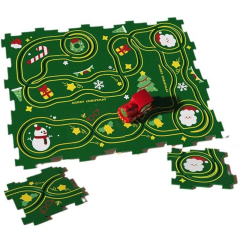 Розвиваюча іграшка-пазл SHT XDL588-19 Merry Christmas (13pcs) Green