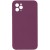 Silicone Case Square Full Camera Protective (AA) NOLOGO для Apple iPhone 11 Pro (5.8") Бордовий / Maroon