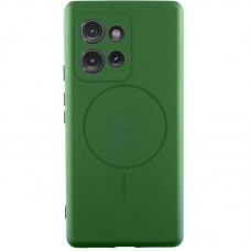 Чохол Silicone Cover Lakshmi Full Camera (AA) with MagFit для Motorola Edge 50 Зелений / Dark green