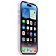 Чохол Silicone Case Full Protective (AA) для Apple iPhone 15 Pro (6.1") Бузковий / Lilac