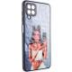 TPU+PC чохол Prisma Ladies для Samsung Galaxy A22 4G Black in White