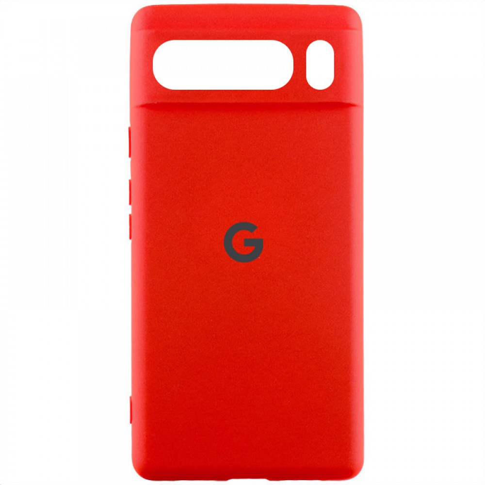 Чохол Silicone Cover Lakshmi Full Camera (AAA) with Logo для Google Pixel 8 Pro Червоний / Red