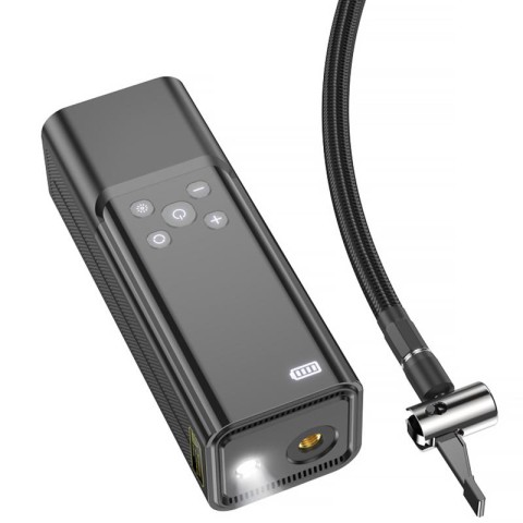 Автомобільний насос Hoco ZP7 Maddy smart (5000 mAh) Black