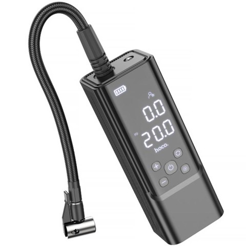 Автомобільний насос Hoco ZP7 Maddy smart (5000 mAh) Black