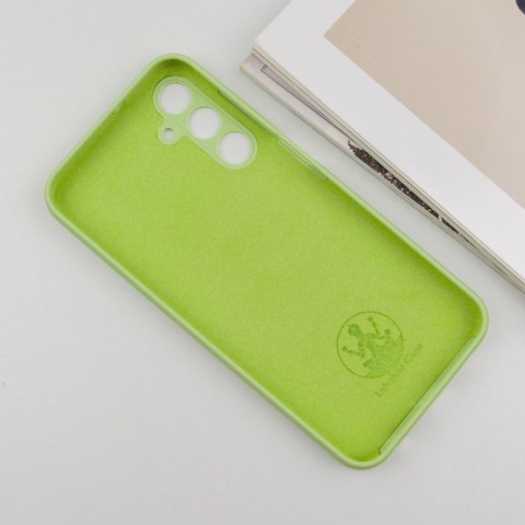 Чохол Silicone Cover Lakshmi Full Camera (AA) для Samsung Galaxy A25 5G Зелений / Pistachio