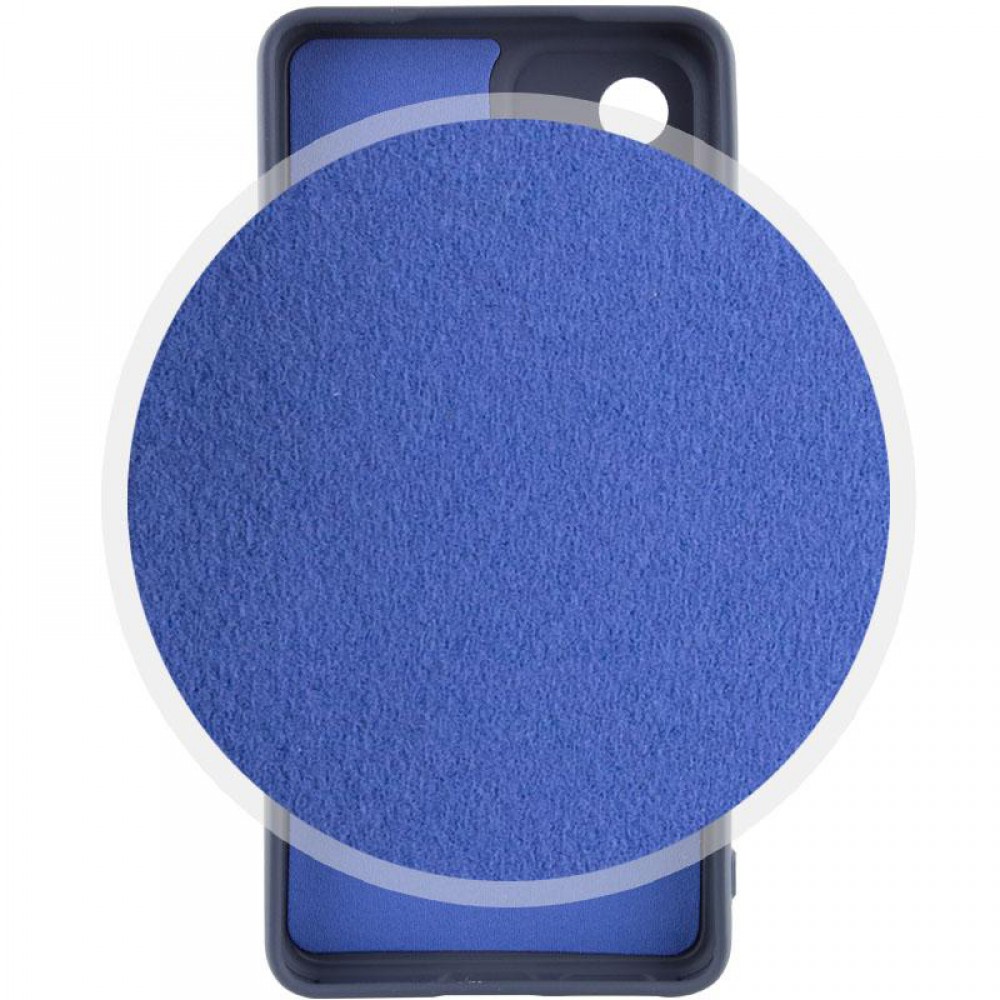 Чохол TPU GETMAN Liquid Silk Full Camera для Samsung Galaxy S23+ Синій / Midnight Blue