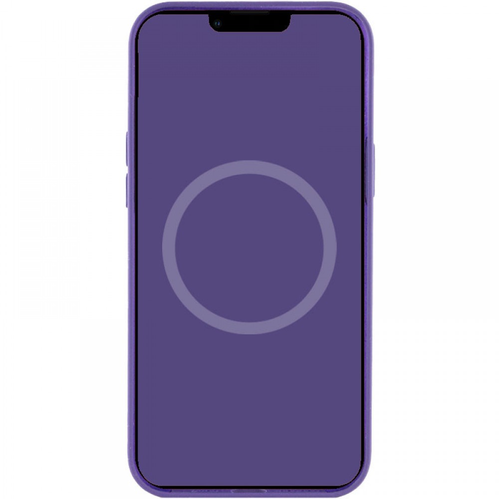 Чохол Silicone case (AAA) with Magsafe and Animation для Apple iPhone 12 Pro Max (6.7") Фіолетовий / Amethyst