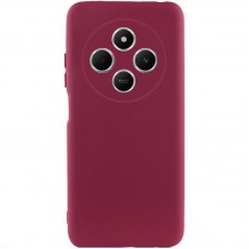 Чохол TPU GETMAN Liquid Silk Full Camera для Xiaomi Redmi 14C / Poco C75 Бордовий / Marsala