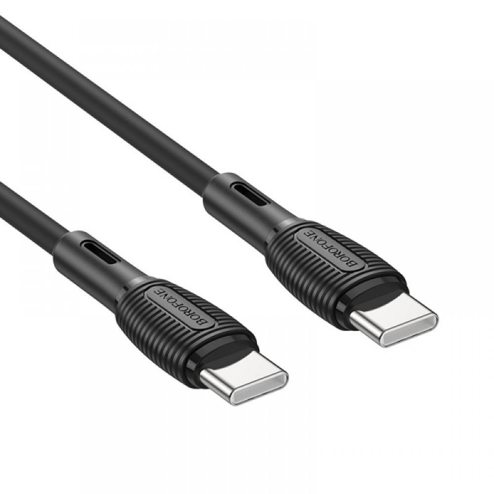 Дата кабель Borofone BX86 Advantage Type-C to Type-C 60W (1m) Black