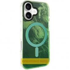 Чохол TPU Shiny Mountain (MagFit) для Apple iPhone 17 (6.3") Green
