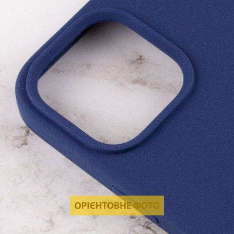 Чохол Silicone Case Full Protective (AA) для Apple iPhone 16 (6.1") Синій / Deep navy