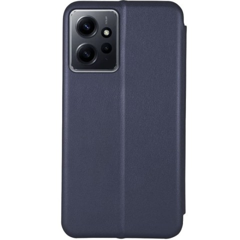 Шкіряний чохол-книжка Classy для Xiaomi Redmi Note 12 4G Темно-синій