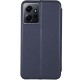 Шкіряний чохол-книжка Classy для Xiaomi Redmi Note 12 4G Темно-синій