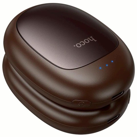 Портативний обігрівач для рук Hoco J167 Coffee bean magnetic split 2500 mAh Brown