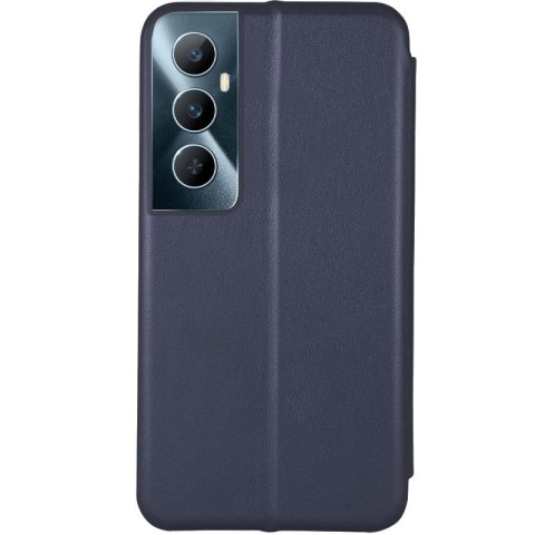 Шкіряний чохол-книжка Classy для Realme C65 4G Темно-синій