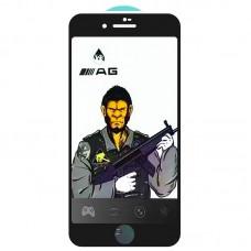 Захисне скло 5D Anti-static Matte (тех.пак) для Apple iPhone 7 / 8 / SE (2020) (4.7") Чорний