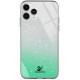 TPU+Glass чохол Swarovski для Apple iPhone 11 Pro (5.8") Бірюзовий