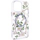 TPU+PC чохол Clear Garden with MagSafe для Apple iPhone 16 (6.1") White Gardenia
