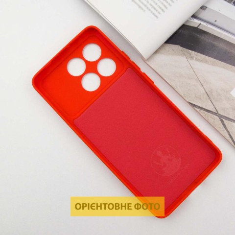 Чохол TPU GETMAN Liquid Silk Full Camera для Xiaomi Poco X6 / Note 13 Pro 5G Червоний / Red