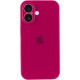 Чохол Silicone Case Full Camera Protective (AA) для Apple iPhone 17 (6.3") Червоний / Rose Red