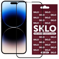 Захисне скло SKLO 3D (full glue) для Apple iPhone 15 Pro Max (6.7") Чорний