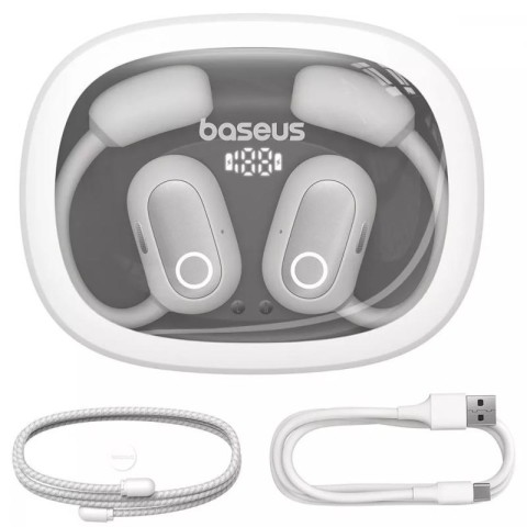 Бездротові TWS навушники Baseus Eli Fit OS Open-Ear (A00073200) Moon White