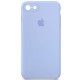 Чохол Silicone Case Square Full Camera Protective (AA) для Apple iPhone 7/8/SE (2020) (4.7") Блакитний / Lilac Blue