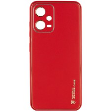 Шкіряний чохол Xshield для Xiaomi Poco X5 5G / Redmi Note 12 5G Червоний / Red