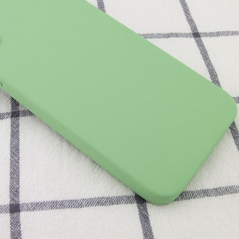 Чохол Silicone Case Square Full Camera Protective (AA) NOLOGO для Apple iPhone 7 plus/8 plus (5.5") М'ятний / Mint
