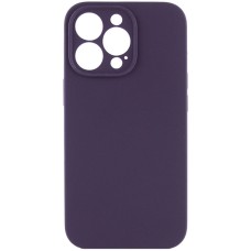 Чохол Silicone Case Full Camera Protective (AA) NO LOGO для Apple iPhone 16 Pro (6.3") Фіолетовий / Elderberry