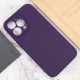 Чохол Silicone Case Full Camera Protective (AA) NO LOGO для Apple iPhone 16 Pro (6.3") Фіолетовий / Elderberry